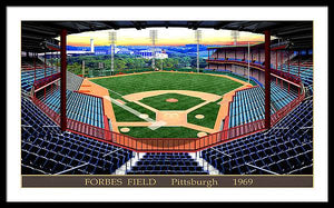 Forbes Field 1969 - Framed Print