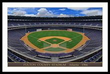 Load image into Gallery viewer, Fulton County Stadium 1966 - Framed Print
