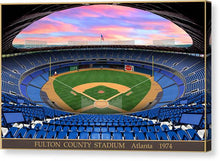 Load image into Gallery viewer, Fulton County Stadium 1974 - Canvas Print
