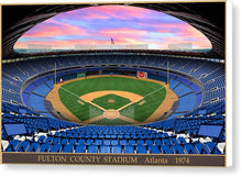 Load image into Gallery viewer, Fulton County Stadium 1974 - Canvas Print
