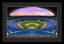 Load image into Gallery viewer, Fulton County Stadium 1974 - Framed Print
