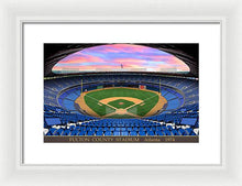 Load image into Gallery viewer, Fulton County Stadium 1974 - Framed Print
