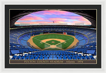 Load image into Gallery viewer, Fulton County Stadium 1974 - Framed Print
