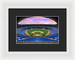 Fulton County Stadium 1974 - Framed Print