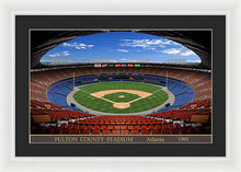 Load image into Gallery viewer, Fulton County Stadium 1991 - Framed Print
