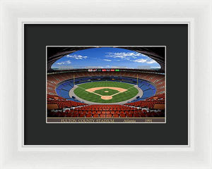 Fulton County Stadium 1991 - Framed Print