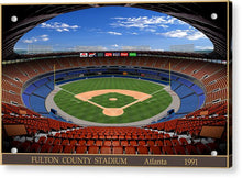 Load image into Gallery viewer, Fulton County Stadium 1991 - Acrylic Print
