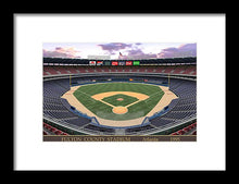 Load image into Gallery viewer, Fulton County Stadium 1995 - Framed Print
