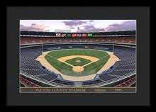 Load image into Gallery viewer, Fulton County Stadium 1995 - Framed Print
