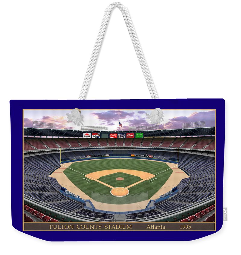 Fulton County Stadium 1995 - Weekender Tote Bag
