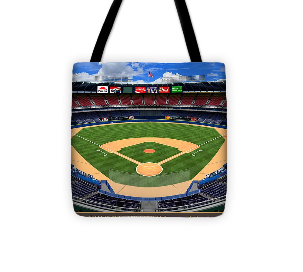 Fulton County Stadium 1995 - Tote Bag