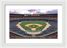 Load image into Gallery viewer, Fulton County Stadium 1995 - Framed Print
