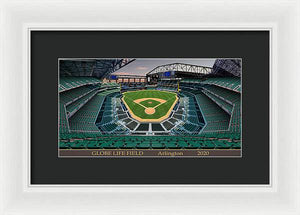 Globe Life Field 2020 - Framed Print