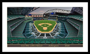 Globe Life Field 2020 - Framed Print