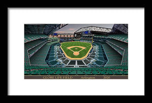 Globe Life Field 2020 - Framed Print