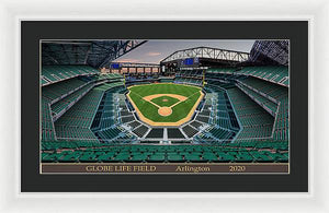 Globe Life Field 2020 - Framed Print