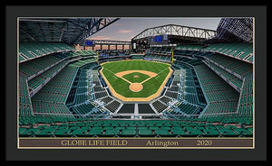 Globe Life Field 2020 - Framed Print