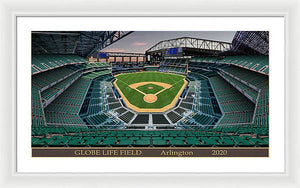 Globe Life Field 2020 - Framed Print