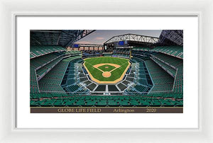 Globe Life Field 2020 - Framed Print