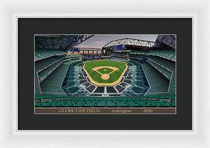 Globe Life Field 2020 - Framed Print