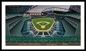 Globe Life Field 2020 - Framed Print