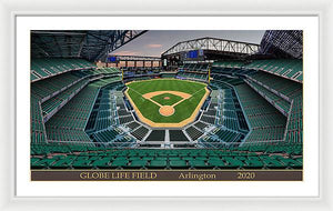 Globe Life Field 2020 - Framed Print