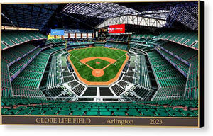 Globe Life Field 2023 - Canvas Print