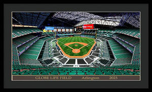 Globe Life Field 2023 - Framed Print