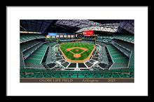 Load image into Gallery viewer, Globe Life Field 2023 - Framed Print
