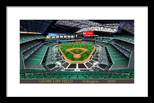 Globe Life Field 2023 - Framed Print