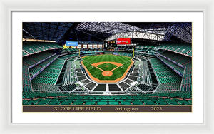 Globe Life Field 2023 - Framed Print