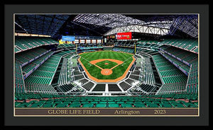 Globe Life Field 2023 - Framed Print