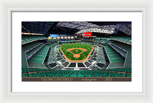 Globe Life Field 2023 - Framed Print