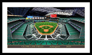 Globe Life Field 2023 - Framed Print