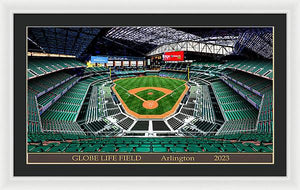 Globe Life Field 2023 - Framed Print