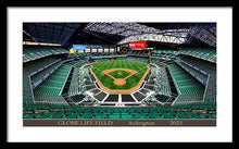 Load image into Gallery viewer, Globe Life Field 2023 - Framed Print
