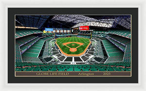 Globe Life Field 2023 - Framed Print