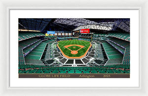 Globe Life Field 2023 - Framed Print