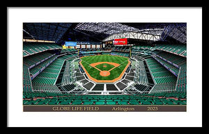 Globe Life Field 2023 - Framed Print