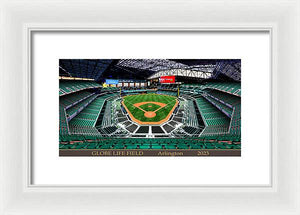 Globe Life Field 2023 - Framed Print