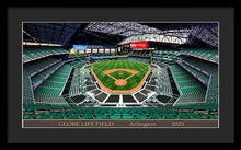 Load image into Gallery viewer, Globe Life Field 2023 - Framed Print
