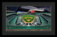 Load image into Gallery viewer, Globe Life Field 2023 - Framed Print
