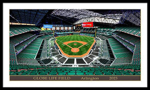 Globe Life Field 2023 - Framed Print