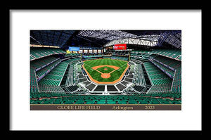 Globe Life Field 2023 - Framed Print