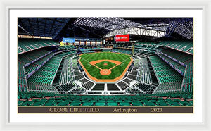 Globe Life Field 2023 - Framed Print