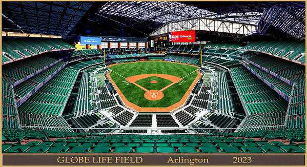 Globe Life Field 2023 - Art Print
