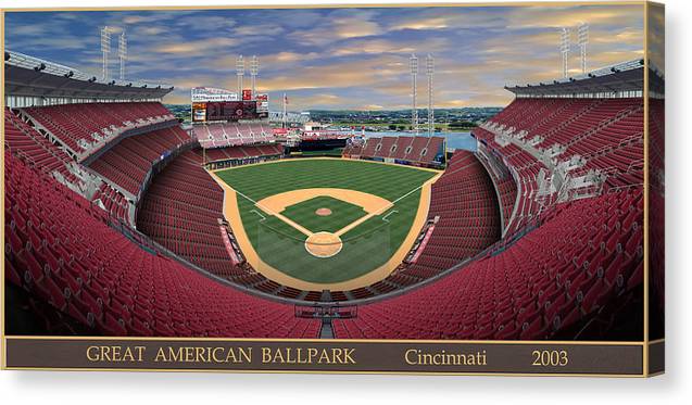 Great American Ballpark 2003 - Canvas Print