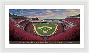 Great American Ballpark 2003 - Framed Print