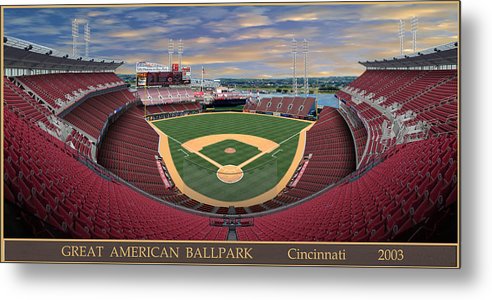 Great American Ballpark 2003 - Metal Print