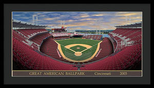 Great American Ballpark 2003 - Framed Print